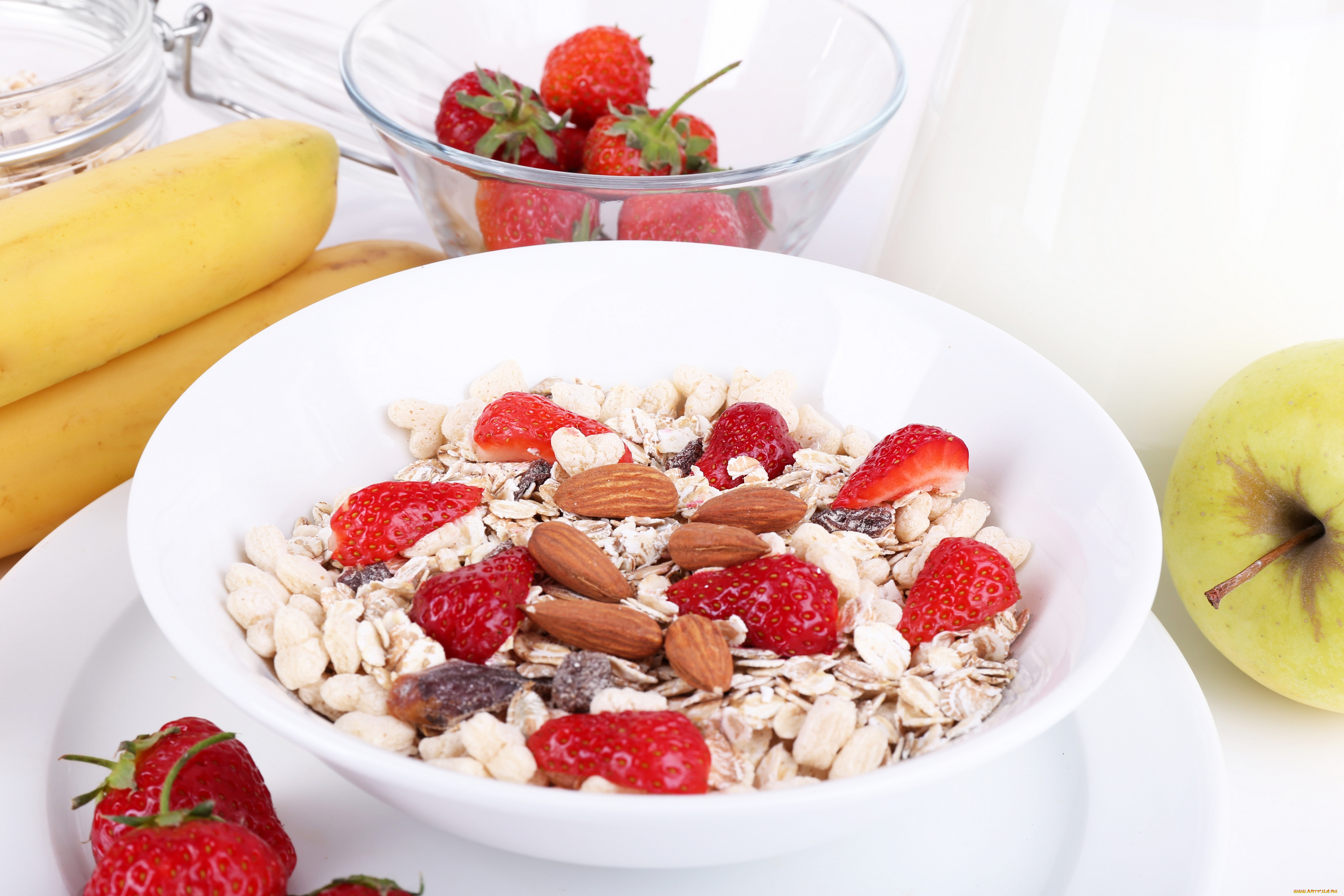 , , cereals, healthy, breakfast, cereal, with, milk, and, fresh, fruit, berries, , , , , , , , , , 